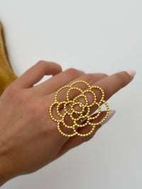 Bague dorée : Fonia