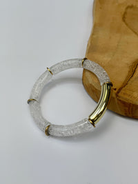 Transparent bracelet: Isabeau