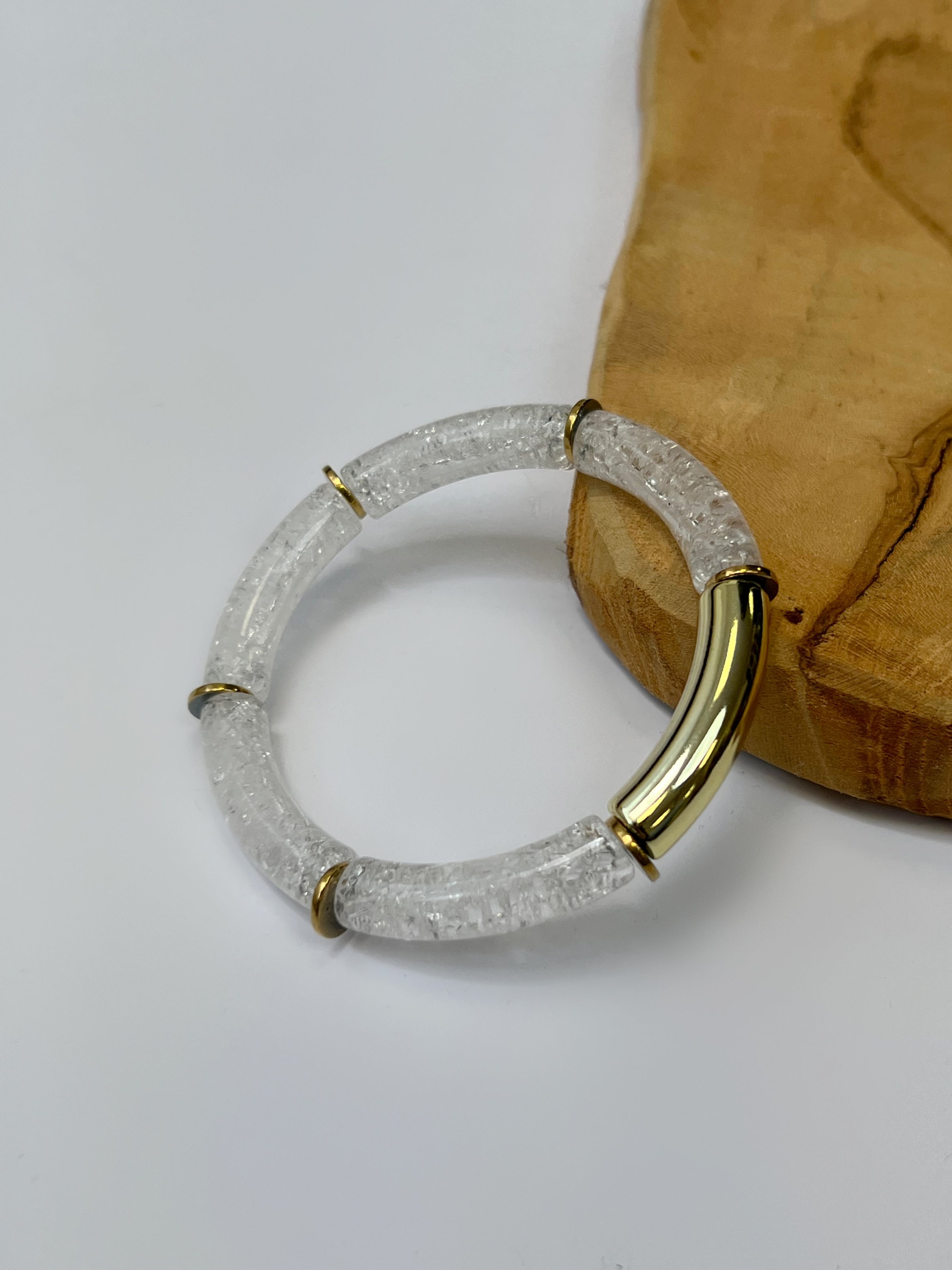 Transparent bracelet: Isabeau