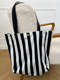 Black and white bag: Tony