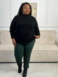 Pantalon vert foncé grande taille : Diego