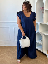 Combinaison bleu marine grande taille : Monaly