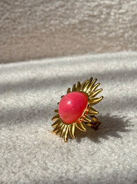Bague rose et dorée : Dora