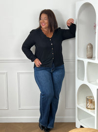 Jean bleu grande taille : Morgana