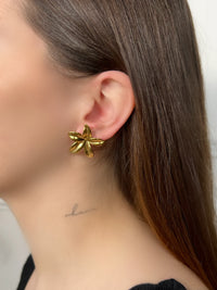 Boucles d'oreilles dorées : Irya