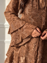 Robe courte marron : Charlie