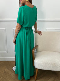 Robe longue verte : Meliana