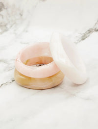 Lot de 3 bracelets rose : Aditya