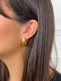 Boucles d'oreilles dorées : Dulcie