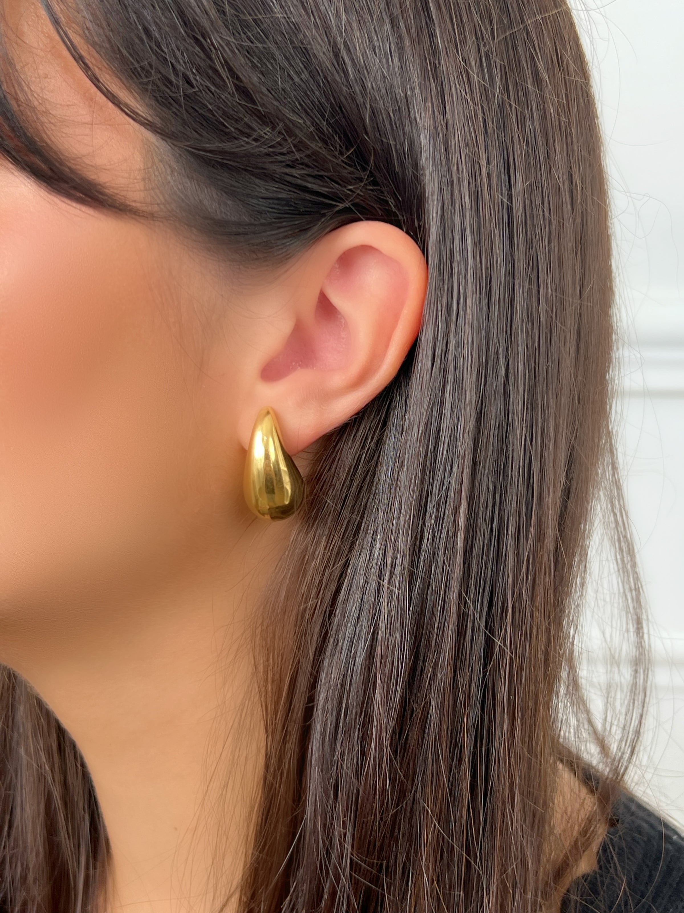 Boucles d'oreilles dorées : Dulcie