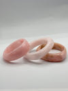 Lot de 3 bracelets rose : Aditya