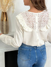 Pull blanc : Arya