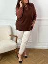 Pull sans manches marron : Amie