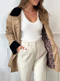 Veste beige : Okio