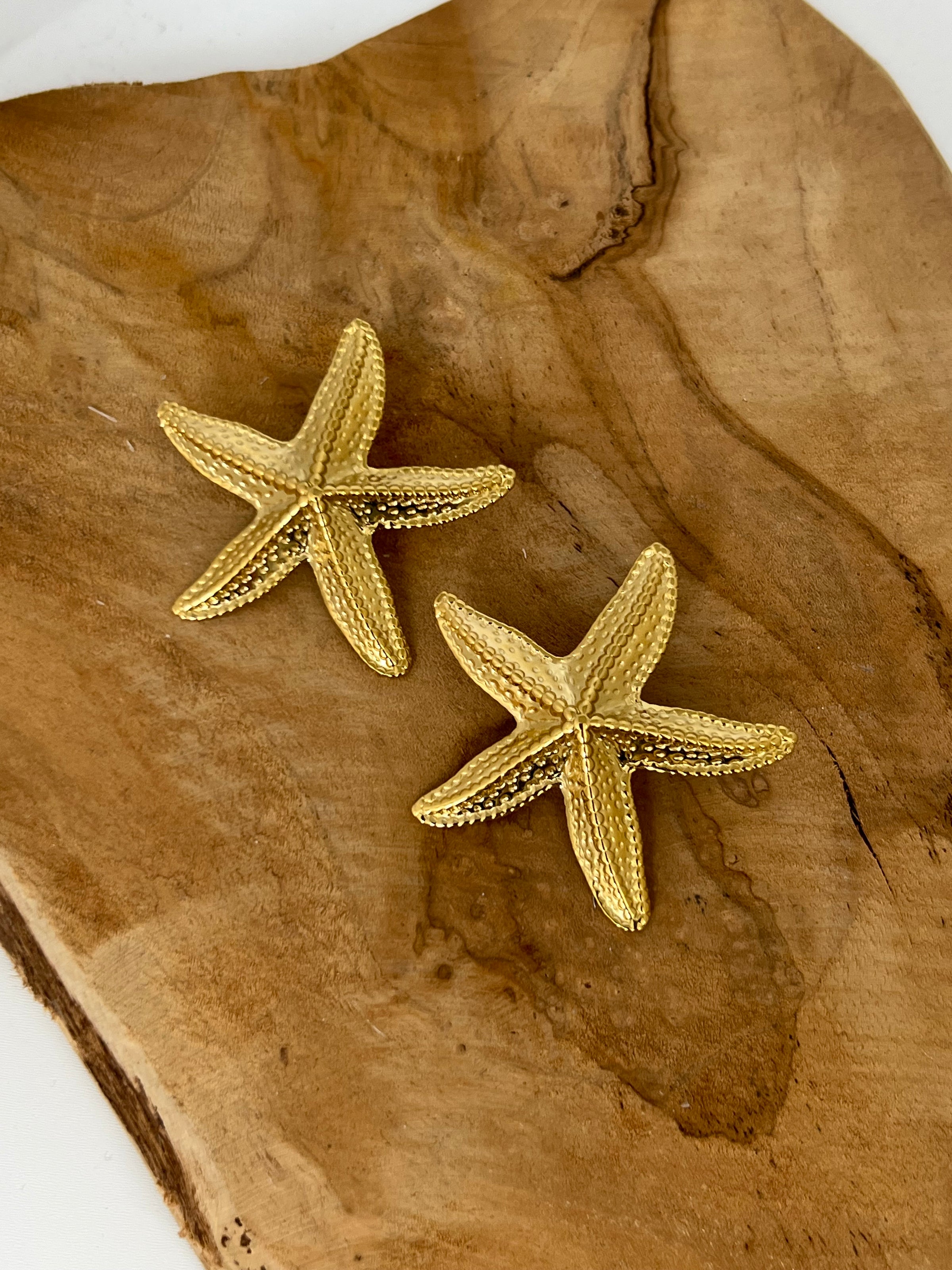 Boucles d'oreilles étoile de mer : Caraibe