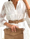 Robe courte écrue : Abelia
