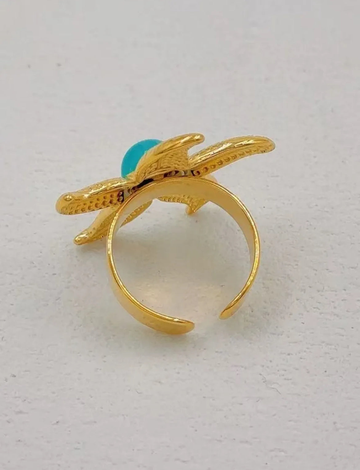 Bague réglable dorée : Sofi