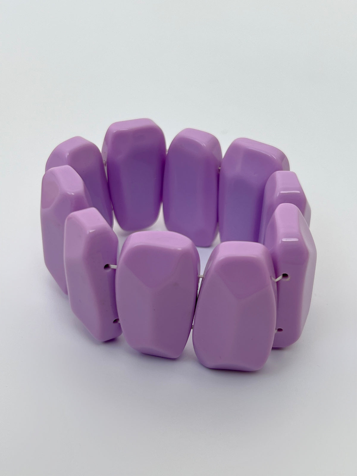 Purple bracelet: Laurie