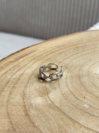 Bague argentée : Elya