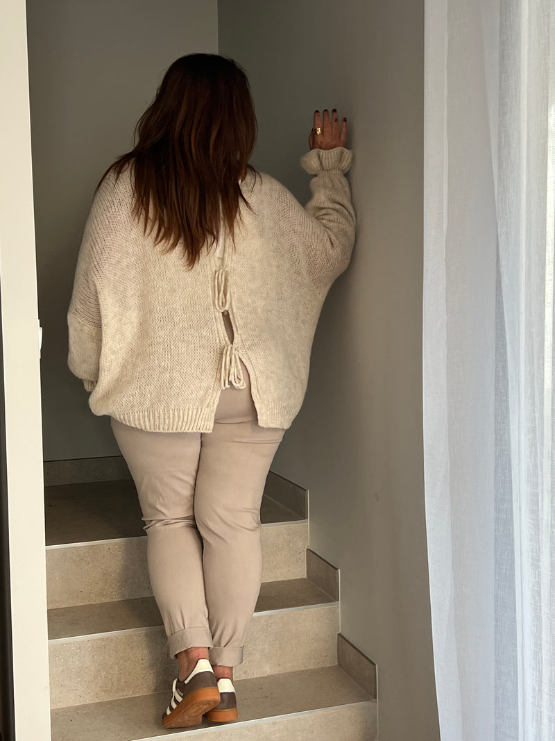 Gilet beige Curve : Anaela