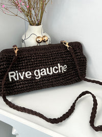 Brown pouch bag: Rive Gauche