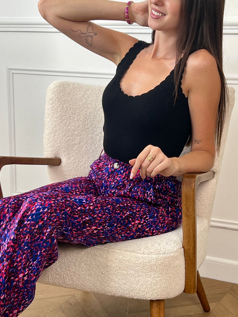 Pantalon rose et violet : Noah
