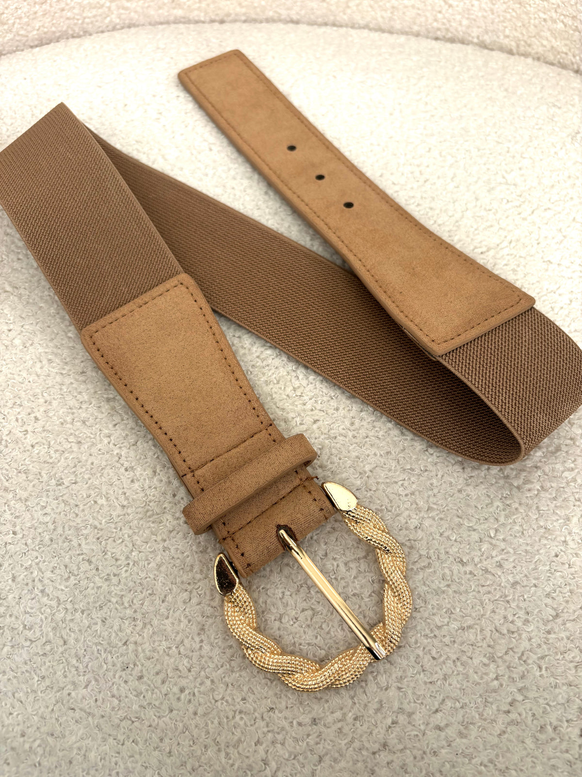 Ceinture taupe : Lucie