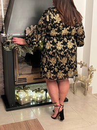 Robe courte à motifs Curve : Enoha