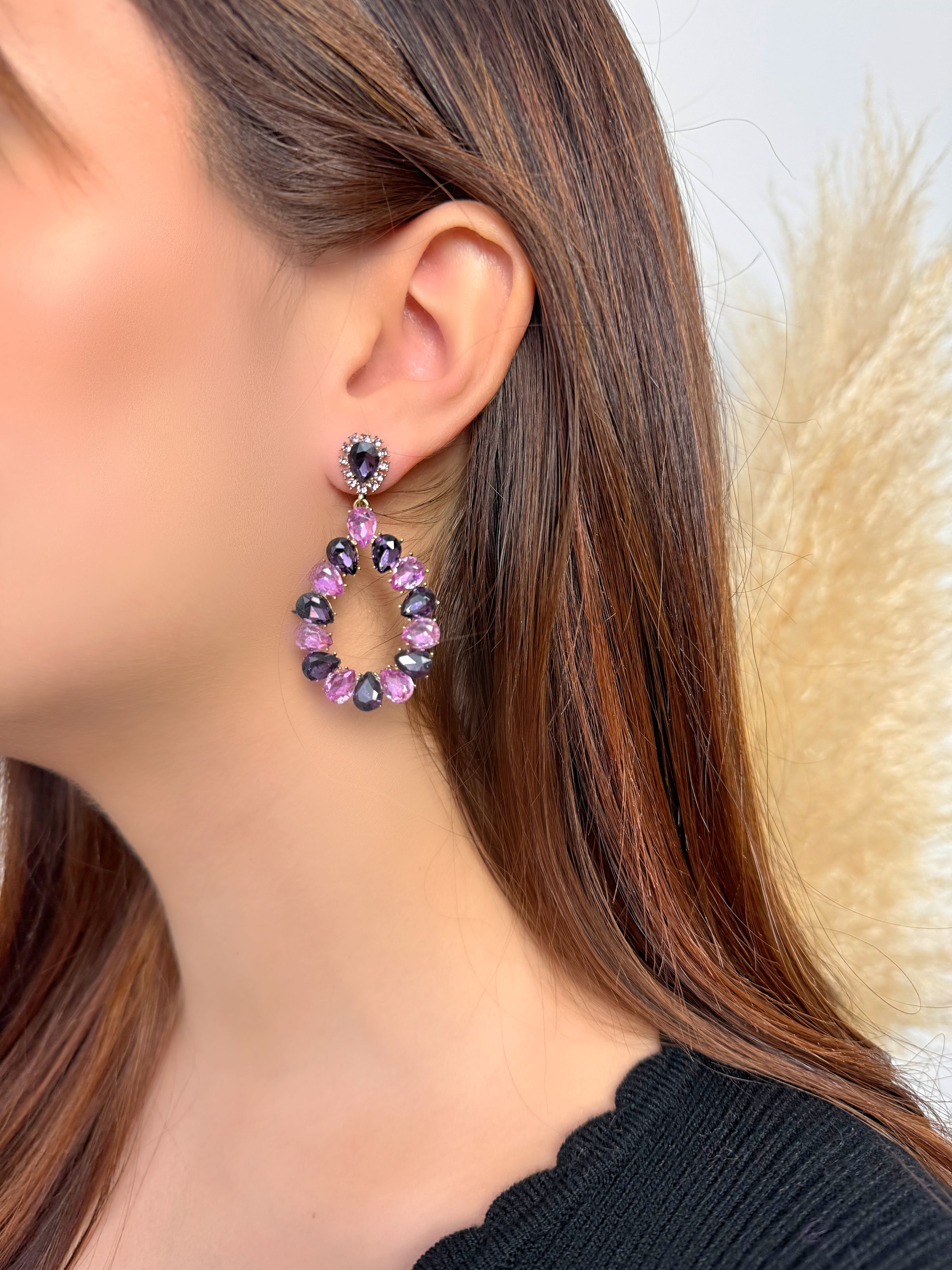 Boucles d'oreilles : Violeta - Loïcia