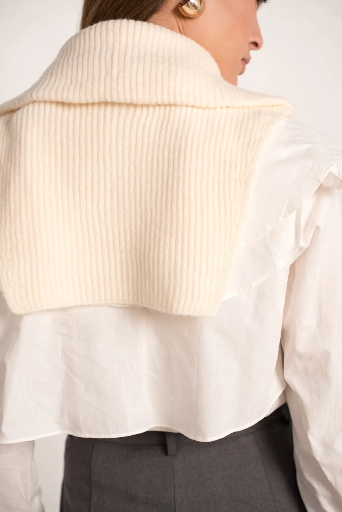 Plastron beige : Olivia