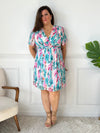 Robe courte à motifs grande taille : Arya