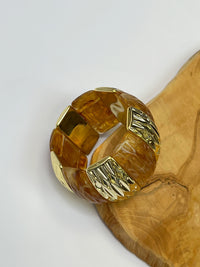 Bracelet marron et doré : Hays