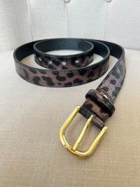 Ceinture léopard chocolat : Naly - Loïcia