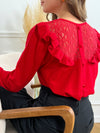 Pull rouge : Arya