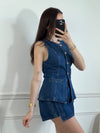 Top en jean : Aya