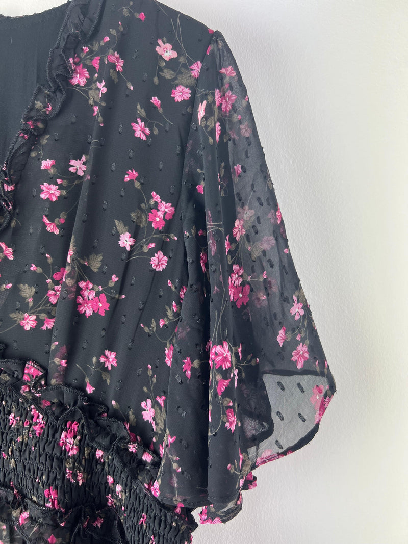 Robe courte fleurie : Kenan - Loïcia