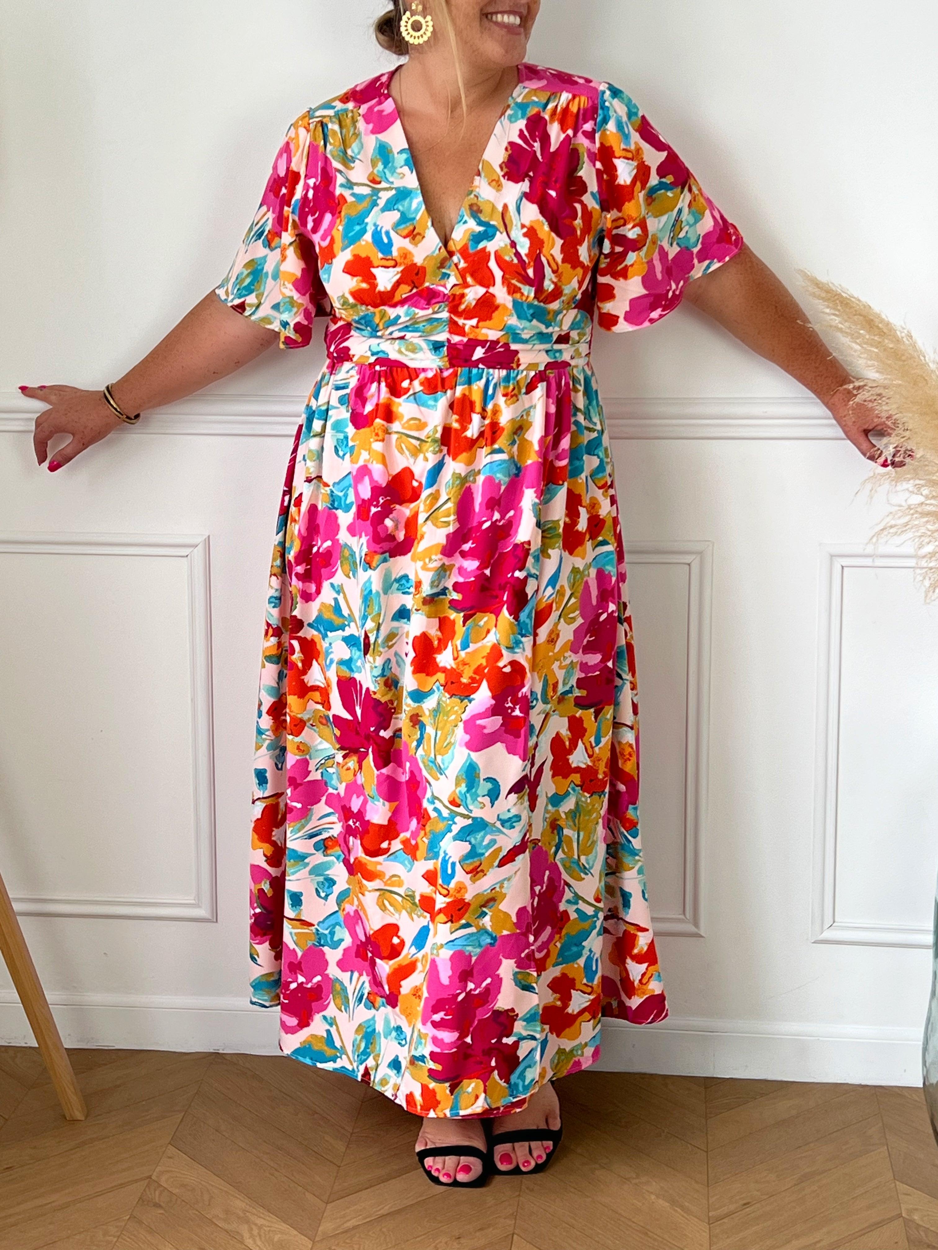 Robe grande taille longue Loicia