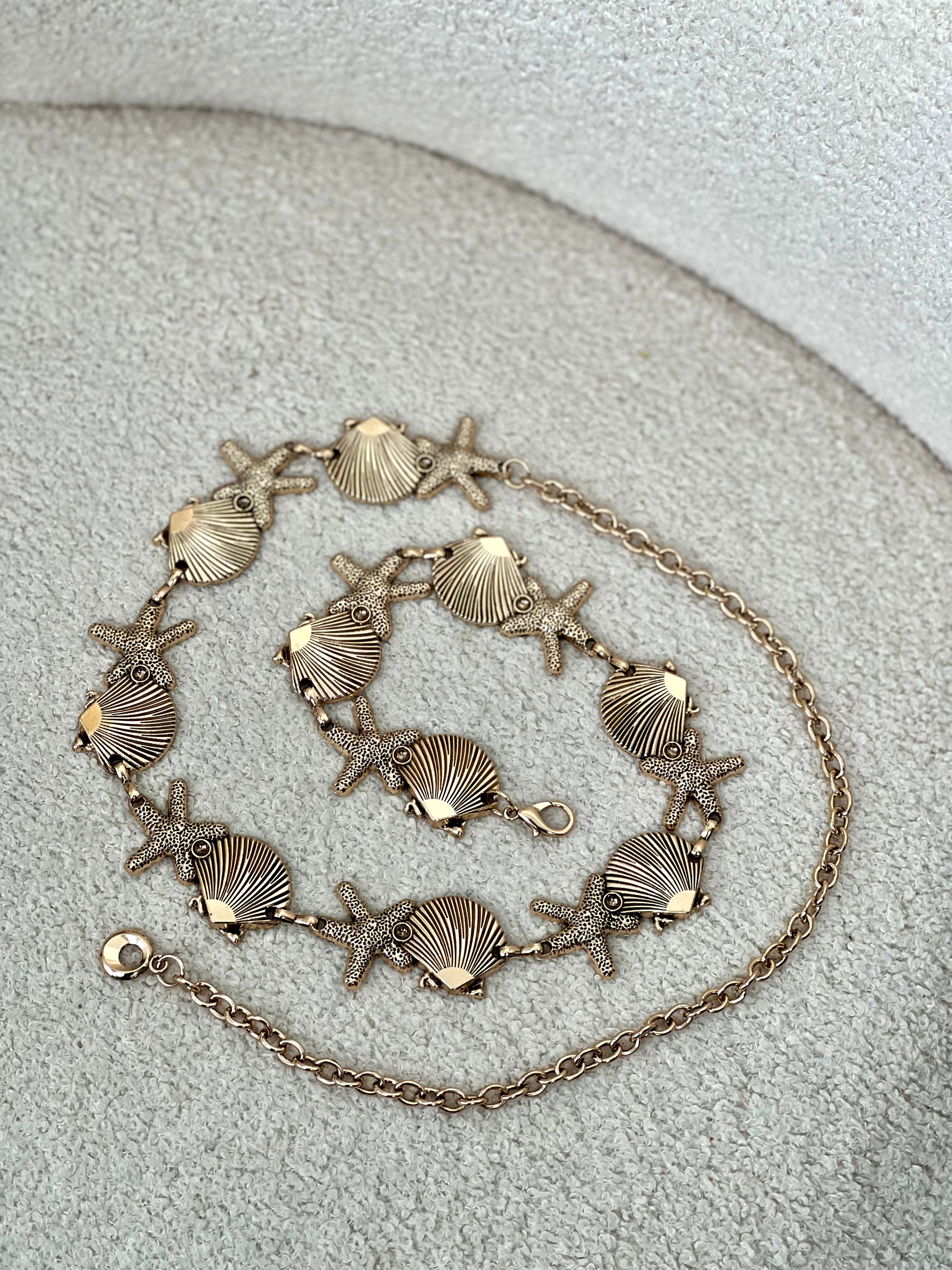 Ceinture chaîne dorée : Molya