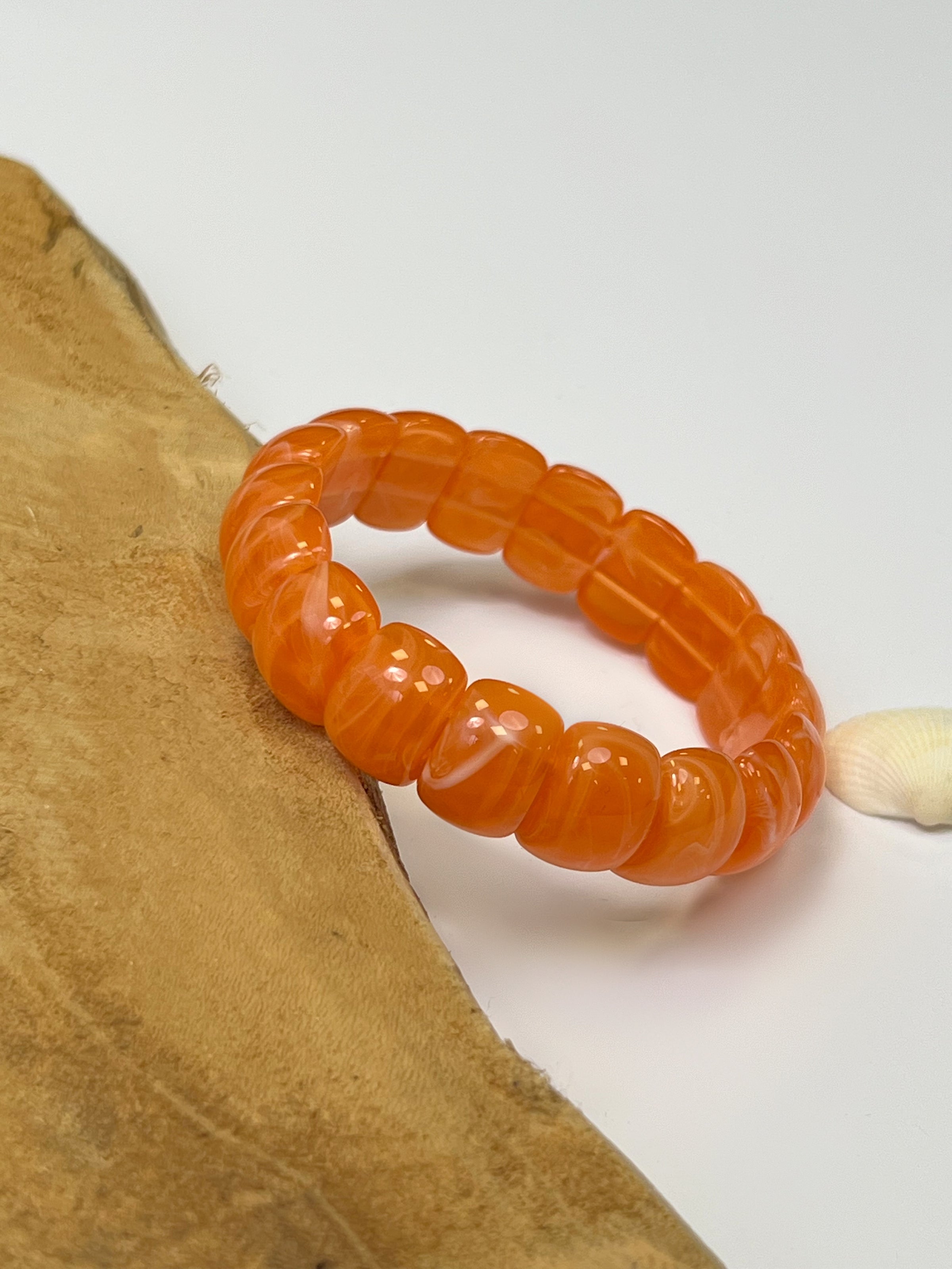 Bracelet orange : Maya