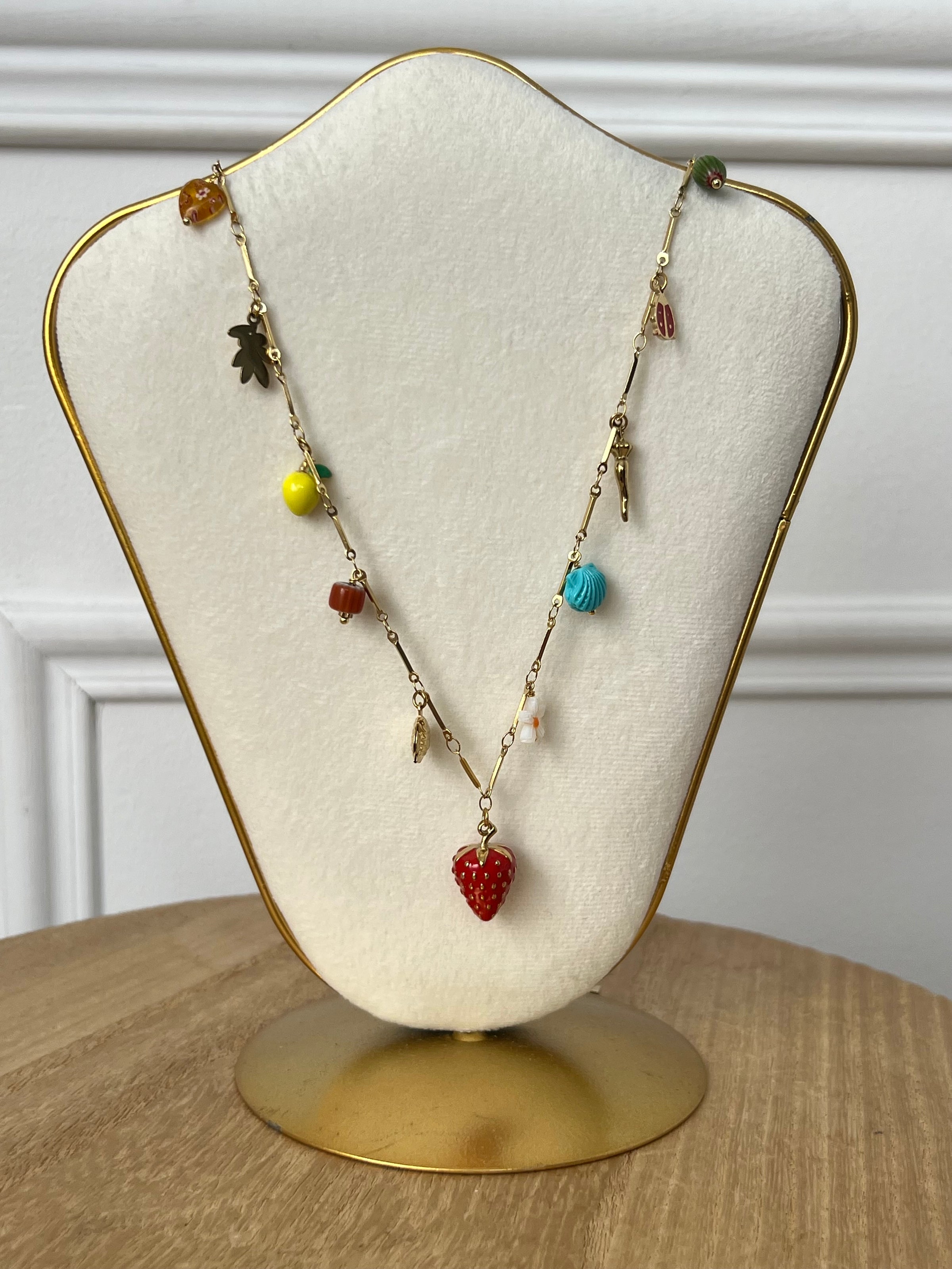 Collier coloré : Nolia