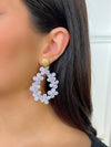 Boucles d'oreilles lilas : Anika