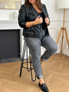 Jean gris grande taille : Joela