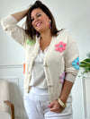 Gilet écru à motifs Curve : Gena