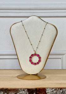 Collier Maxa rose