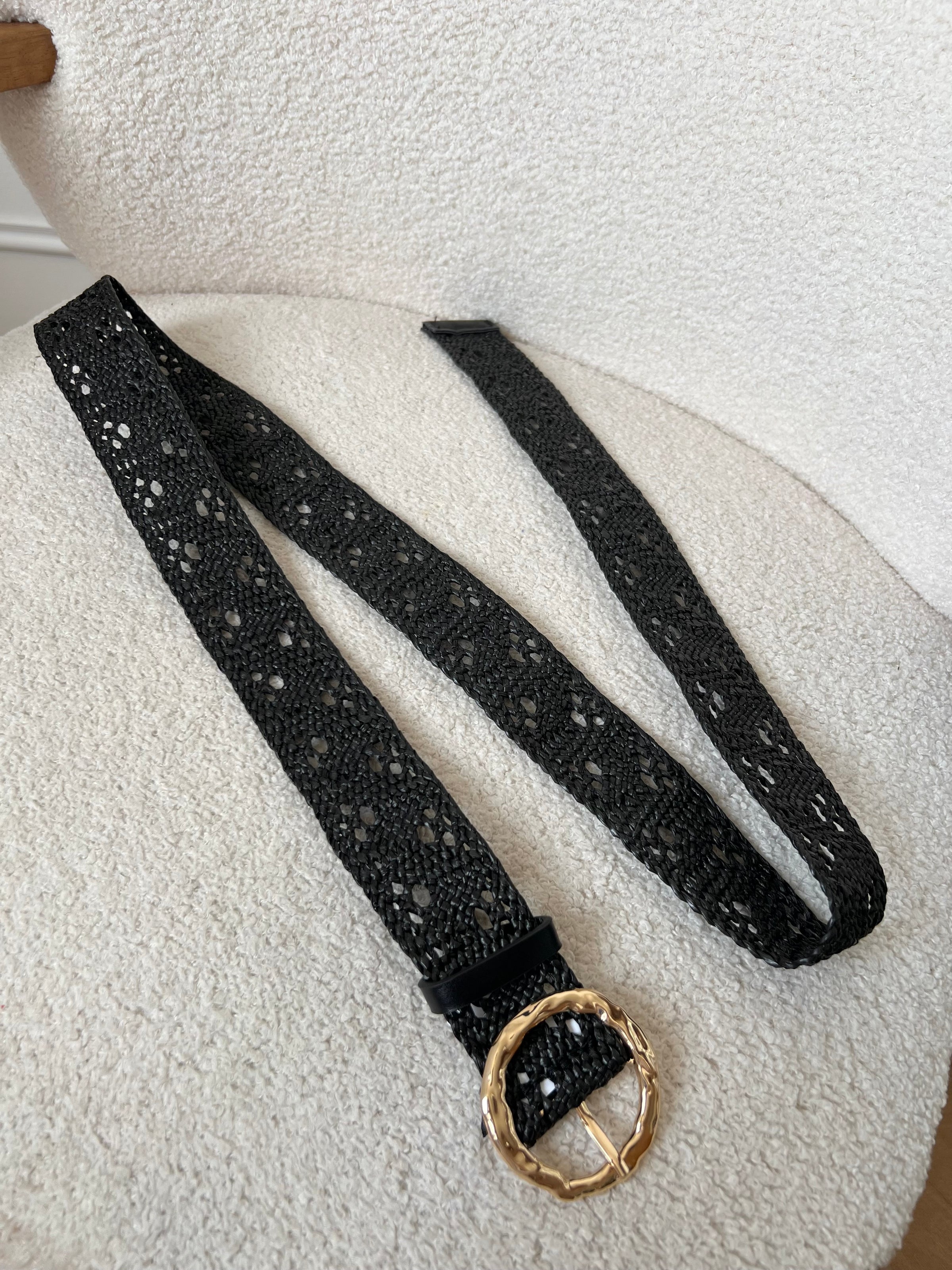 Ceinture noire grande taille : Ritae