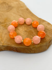 Orange bracelet: Luna