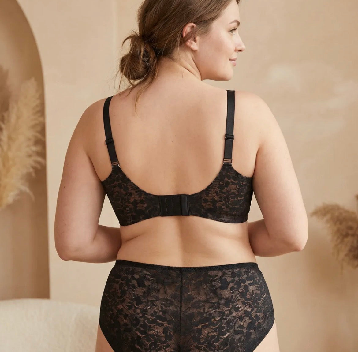 Soutien-Gorge noir grande taille : Sip