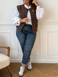 Jean bleu grande taille : Noelyne