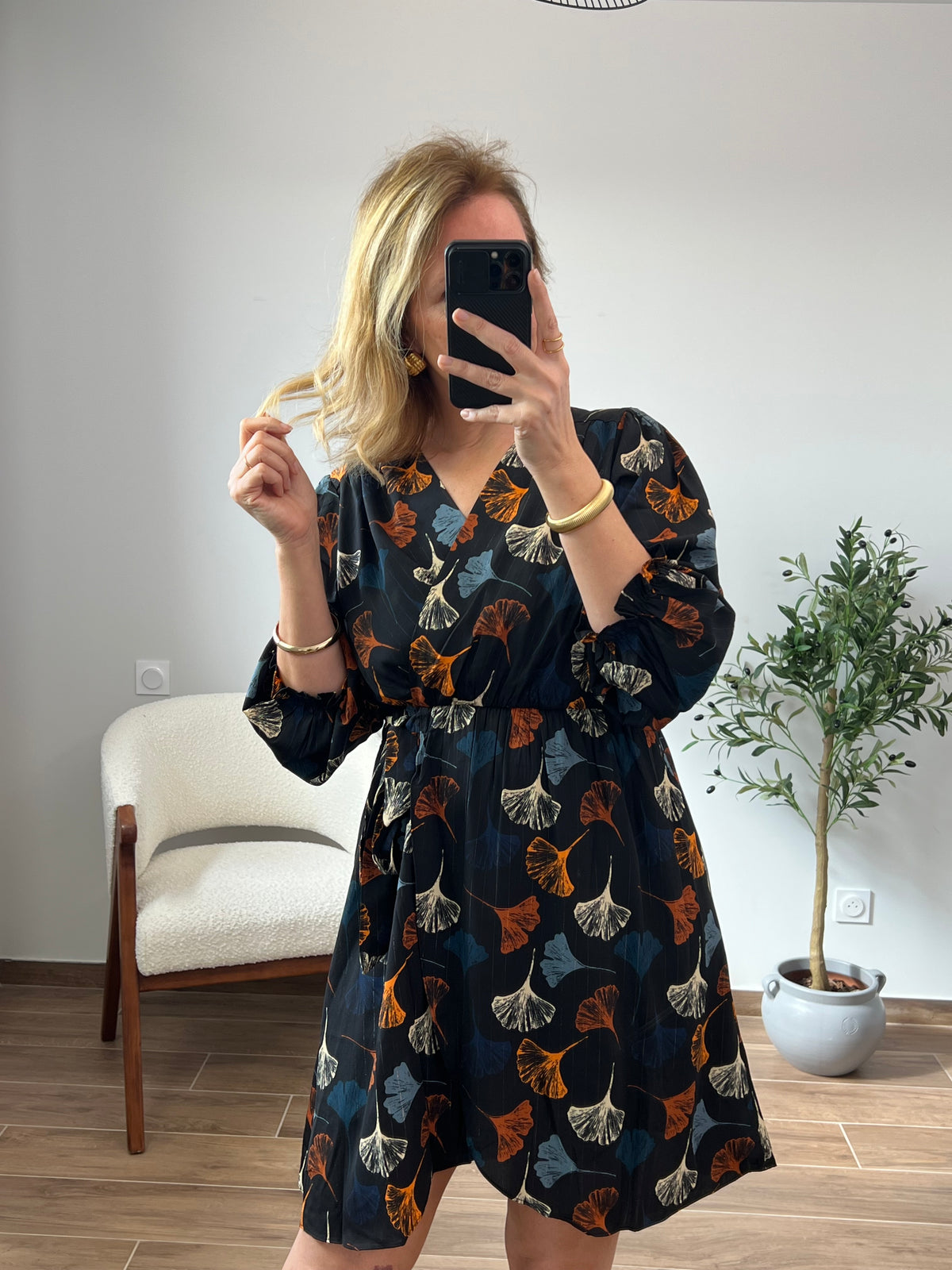 Robe bleu marine : Aurelia