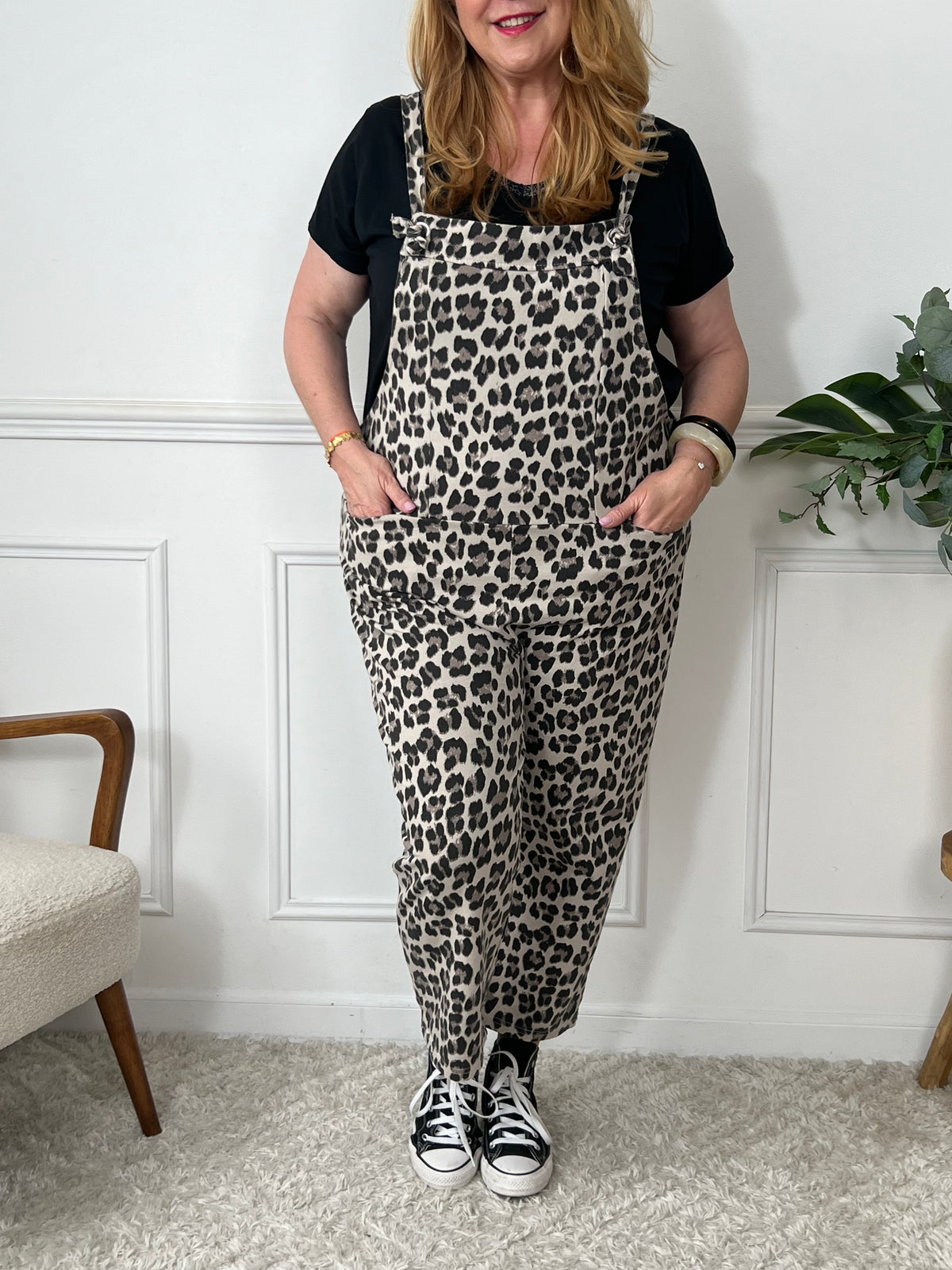 Combinaison léopard grande taille : Lenie